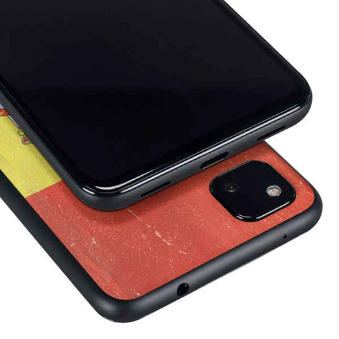 Spain Flag Distressed Google Pixel 4a Skin